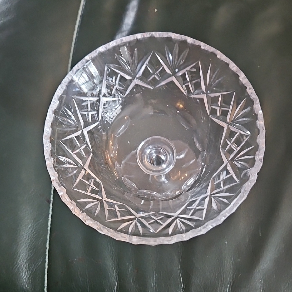 Clear Glass Decorative Bowl